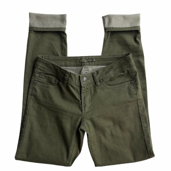 Prana Kara Jeans Cargo Green Size 26 - Picture 8 of 9
